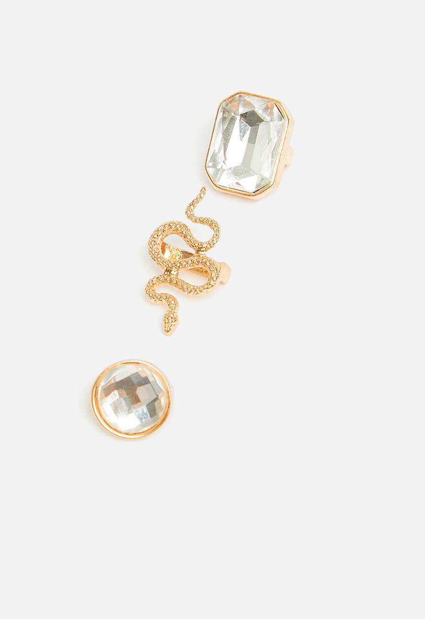 ALDO - Jerirebaen - gold/clear multi