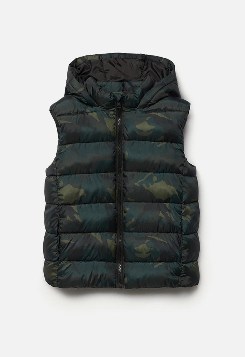 MANGO - Waistcoat amerva - beige/khaki