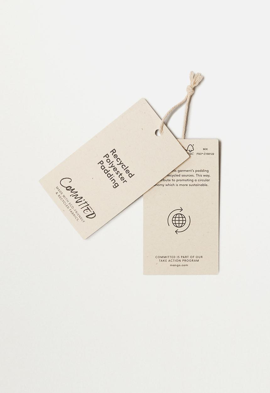 MANGO - Waistcoat amerva - beige/khaki