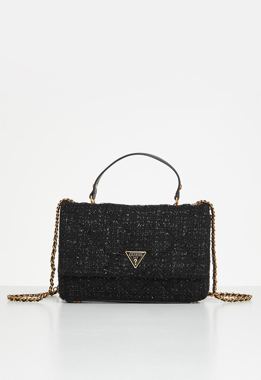 GUESS - Cessily convertible crossbody flap - black