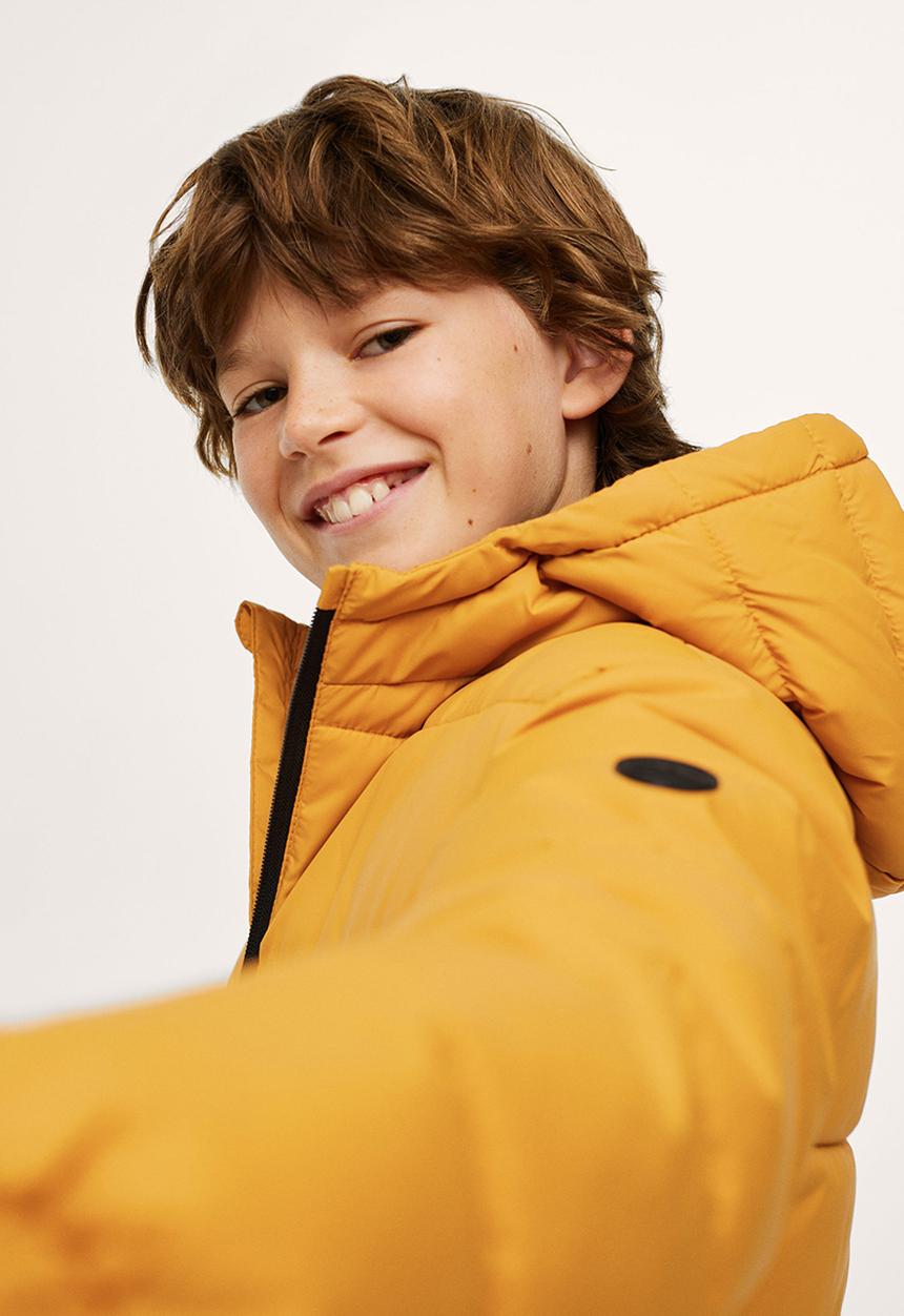 MANGO - Anorak america - medium yellow