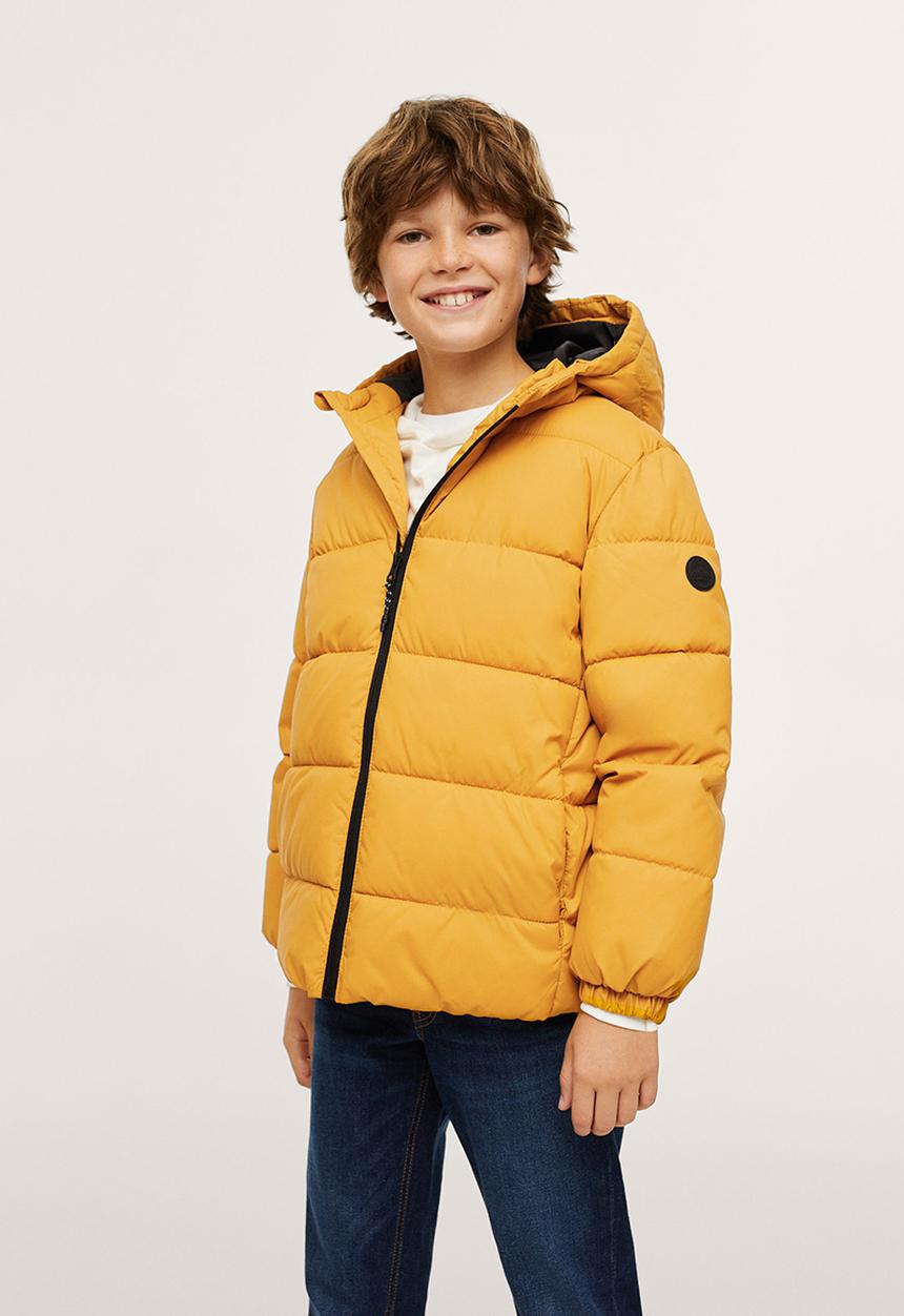 MANGO - Anorak america - medium yellow