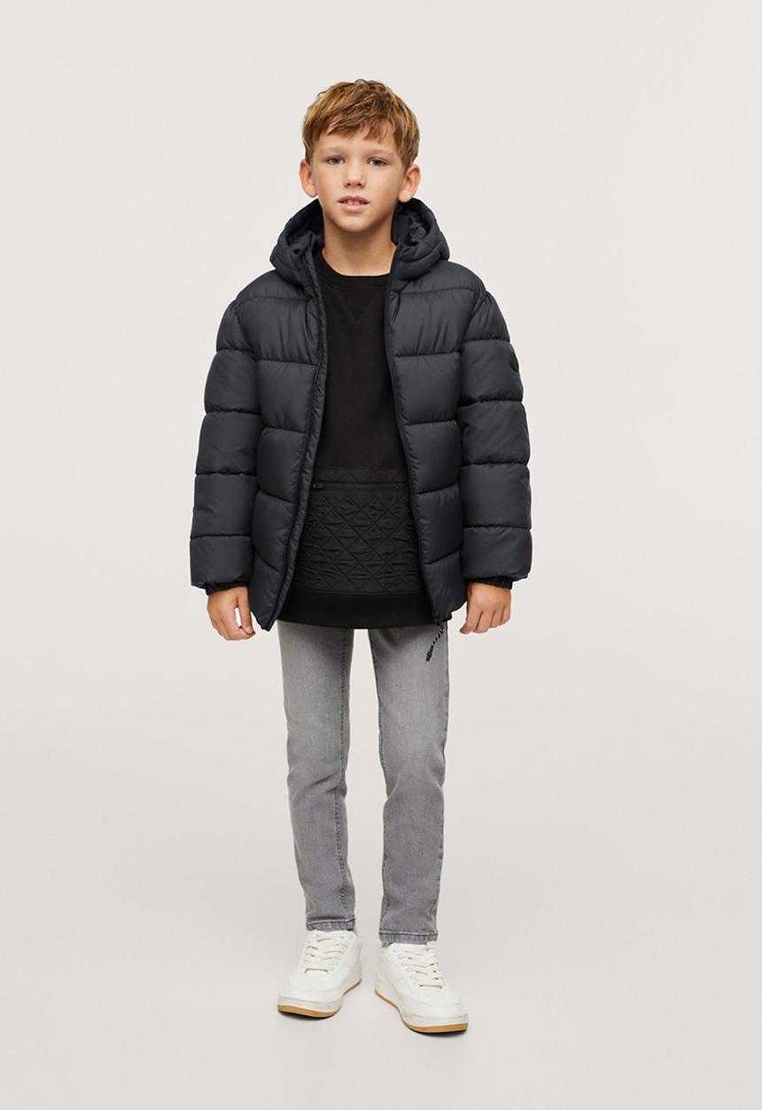 MANGO - Anorak america - charcoal