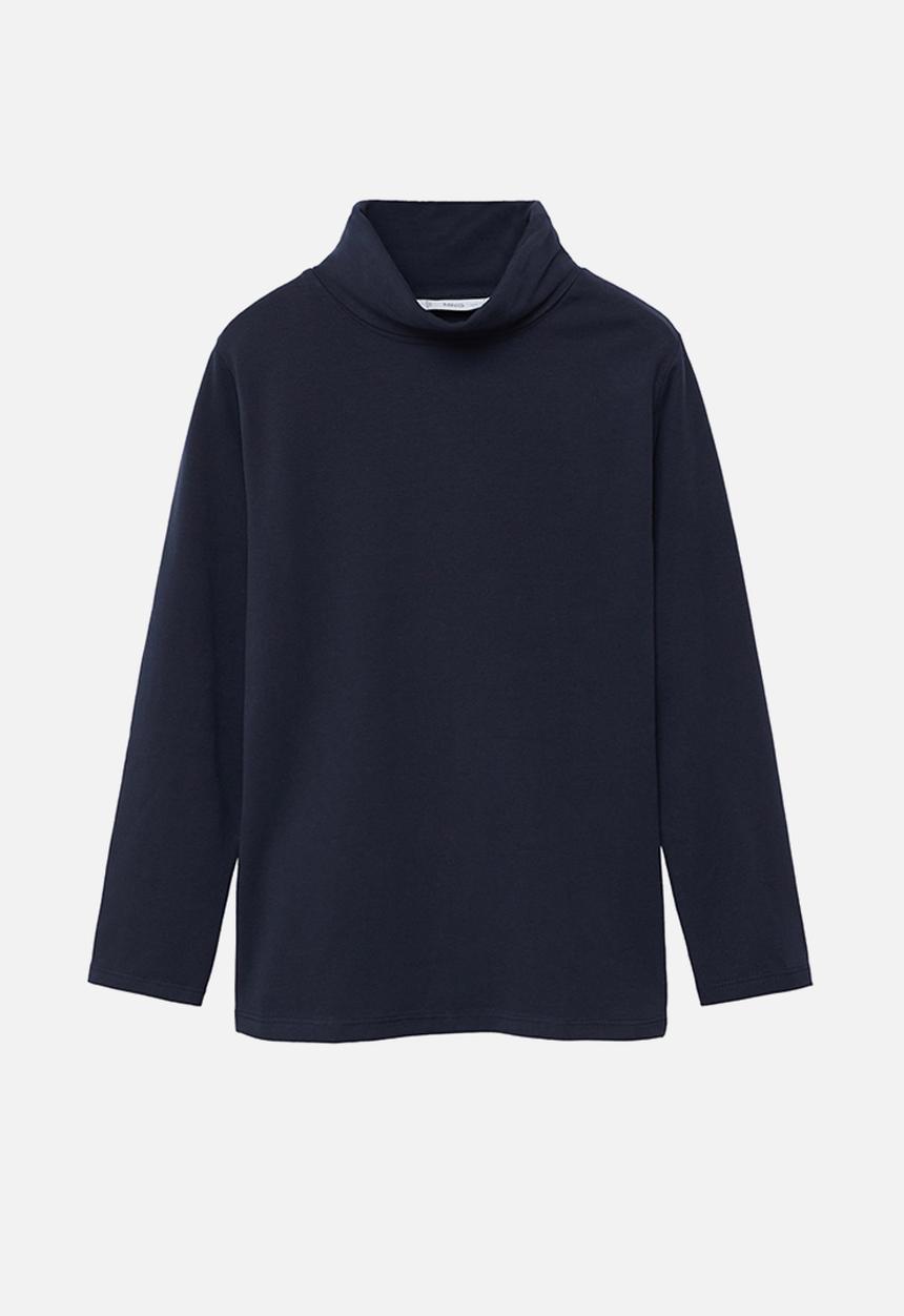 MANGO - T-shirt turbo 1 - navy