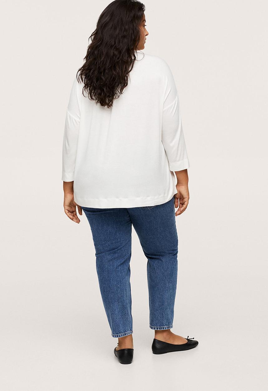 MANGO - Plus t-shirt nacho - natural