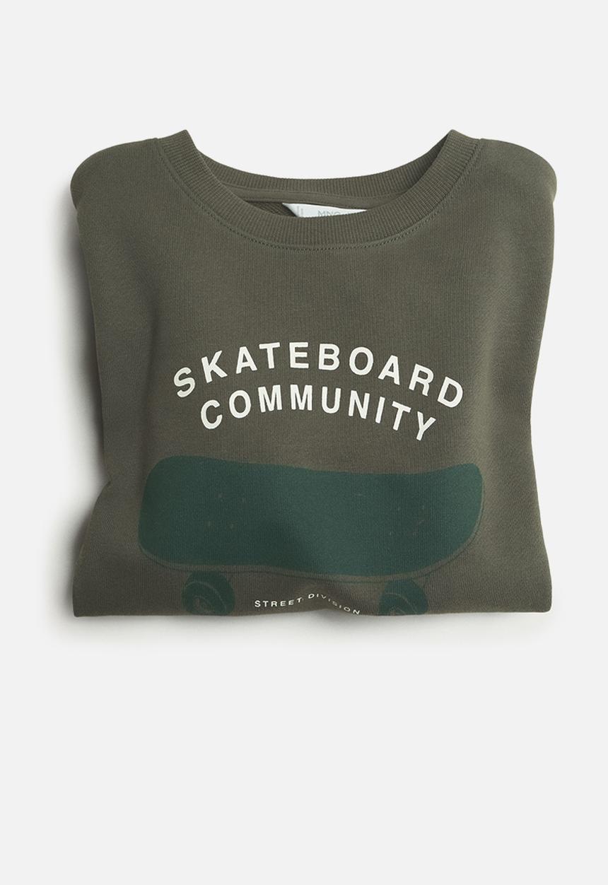 MANGO - Sweatshirt albert 1 - green