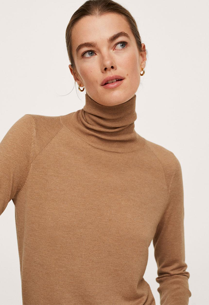MANGO - Sweater lucasc - medium brown