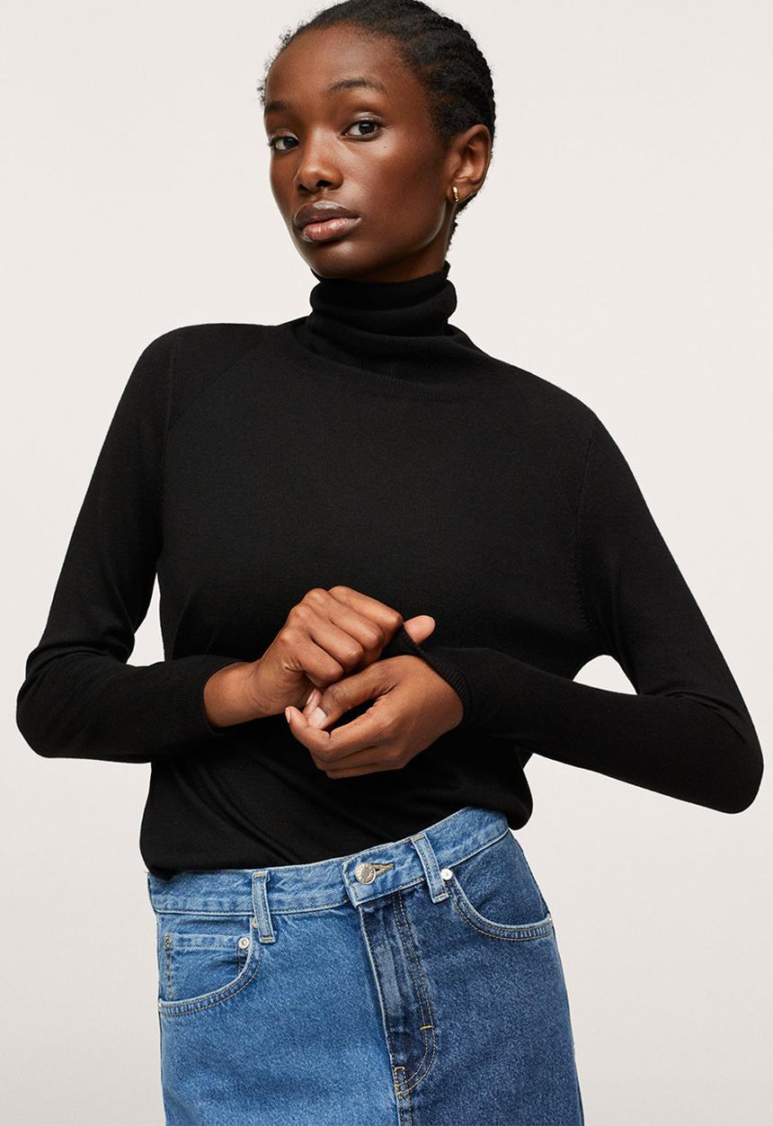 MANGO - Sweater lucasc - black