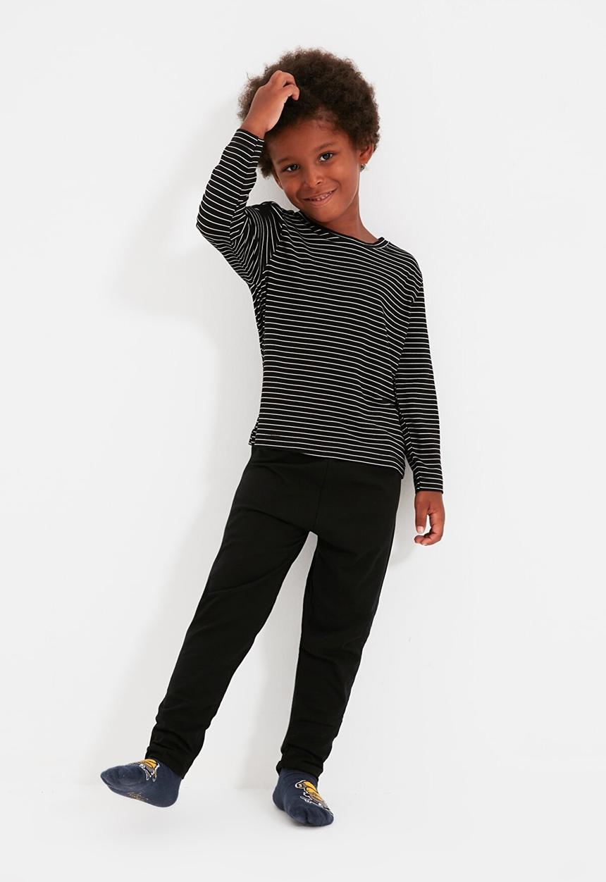 Trendyol - Stripe pjs - black