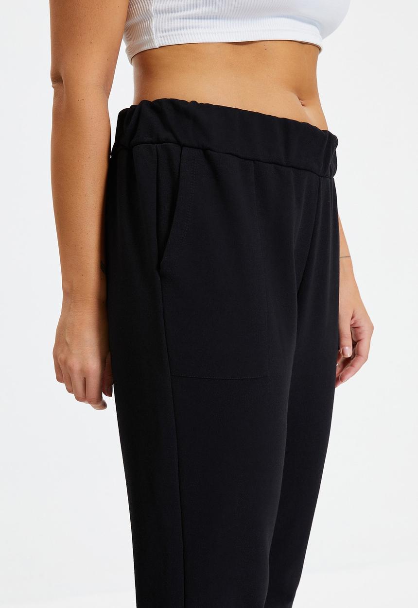 Trendyol - Basic jogger sweatpants - black