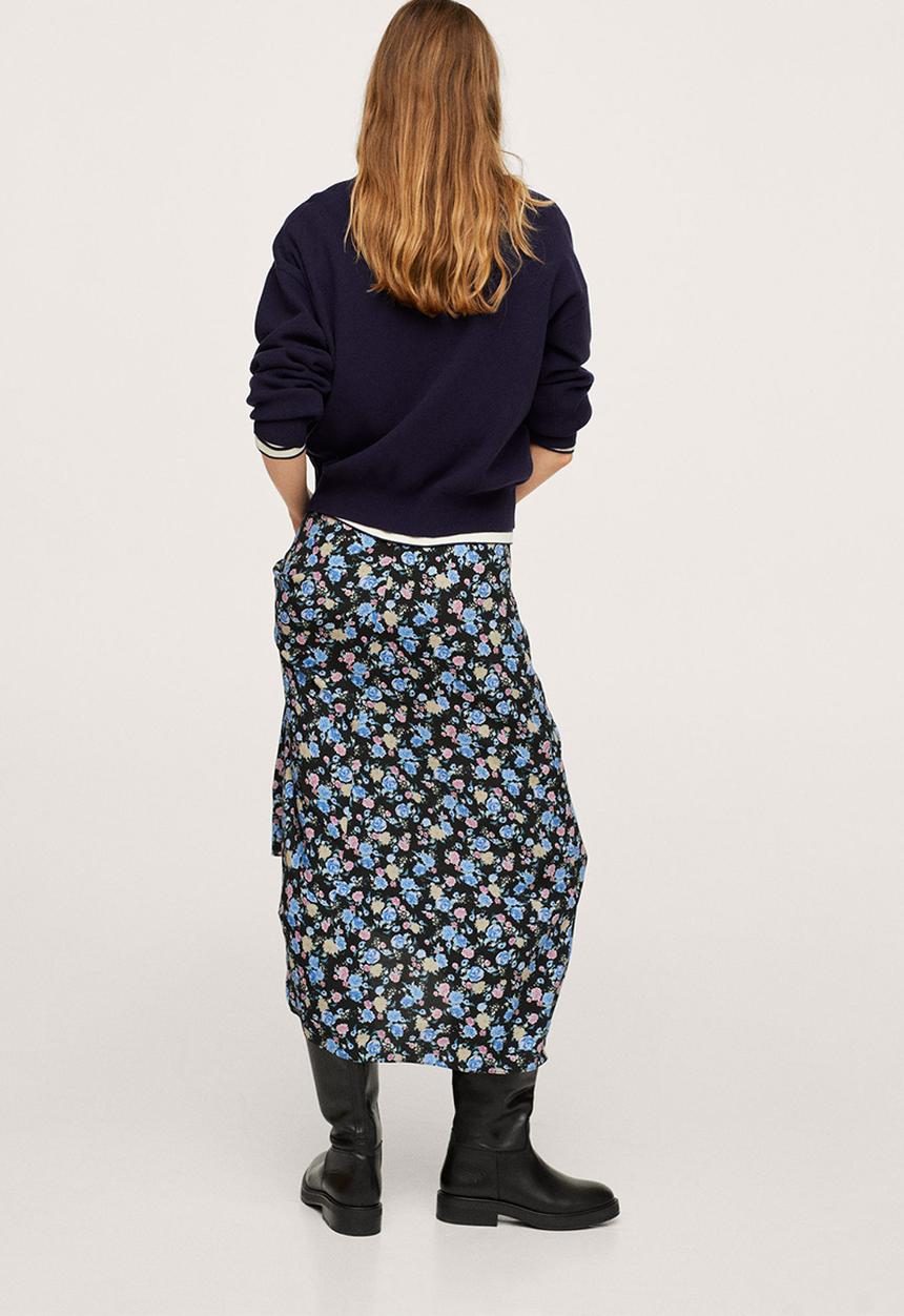 MANGO - Skirt bombay2 - black