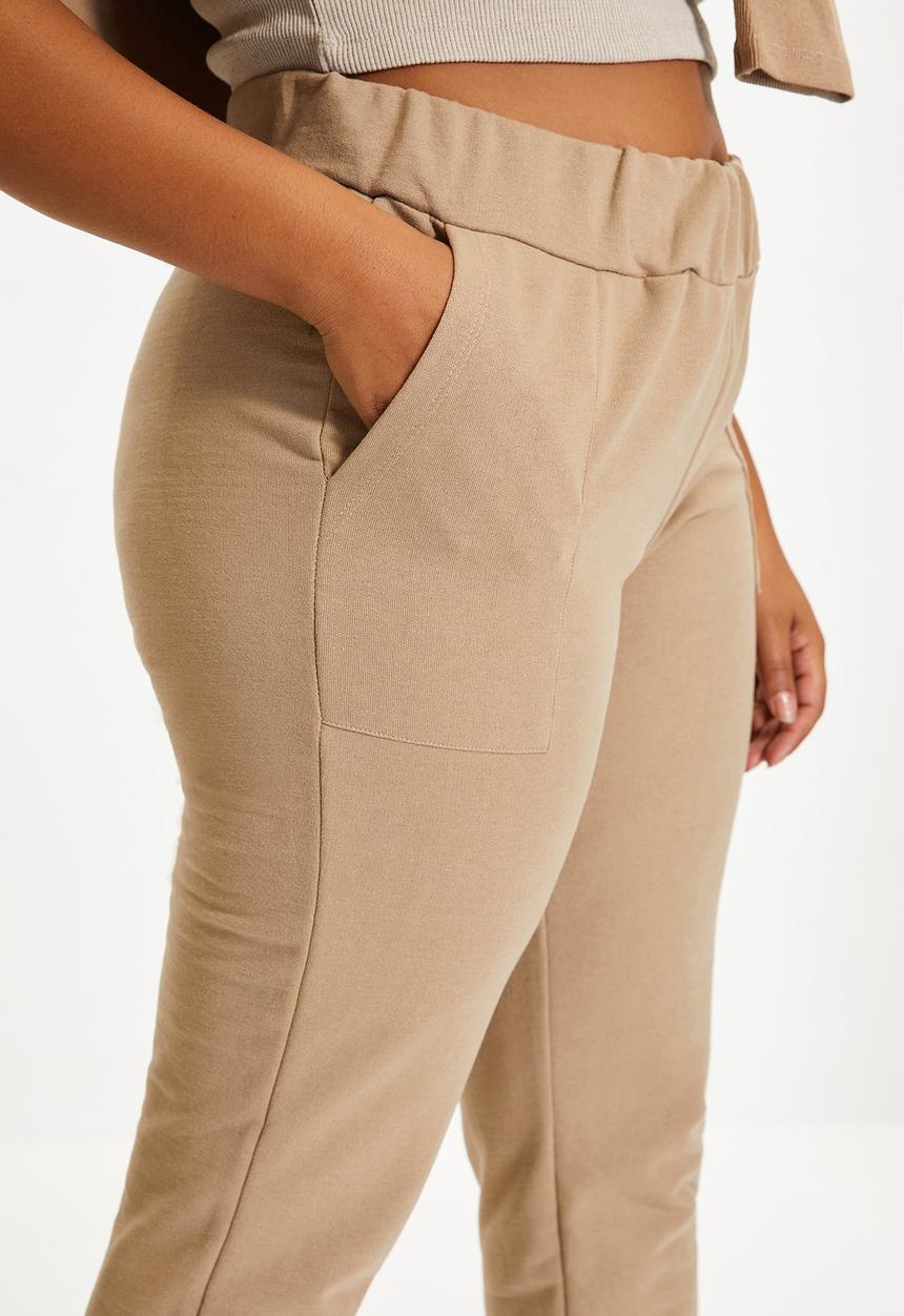Trendyol - Basic jogger sweatpants - khaki