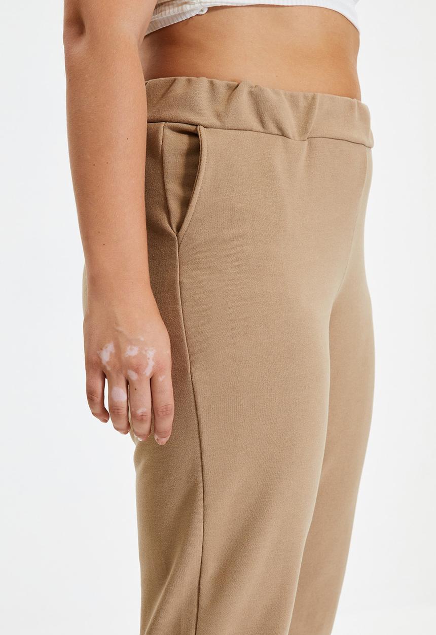 Trendyol - Basic jogger sweatpants - stone