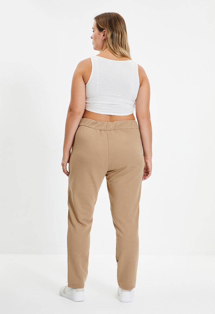 Trendyol - Basic jogger sweatpants - stone