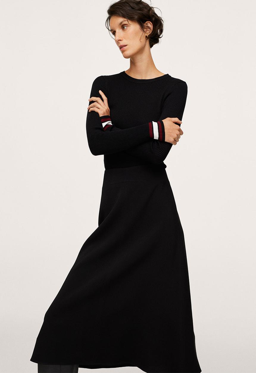 MANGO - Skirt cecilia - black