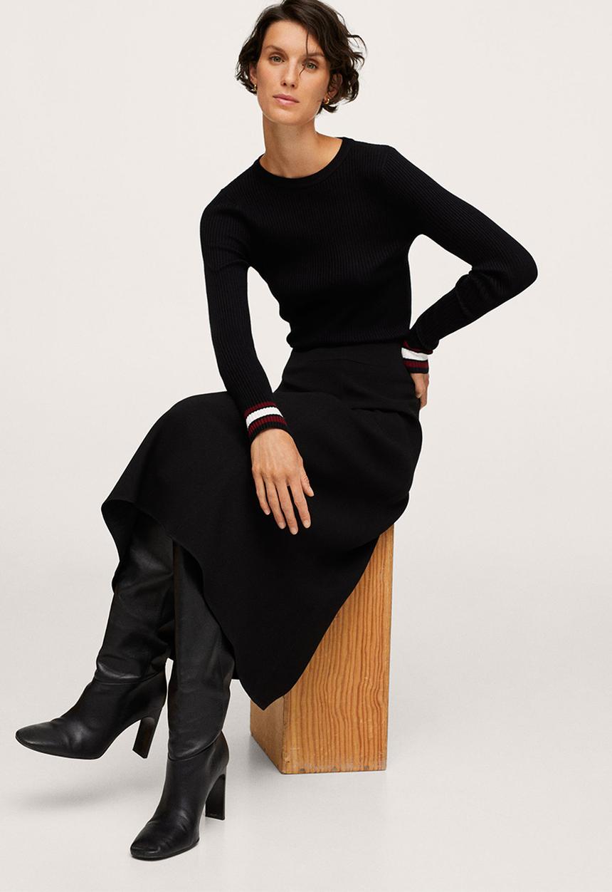 MANGO - Skirt cecilia - black