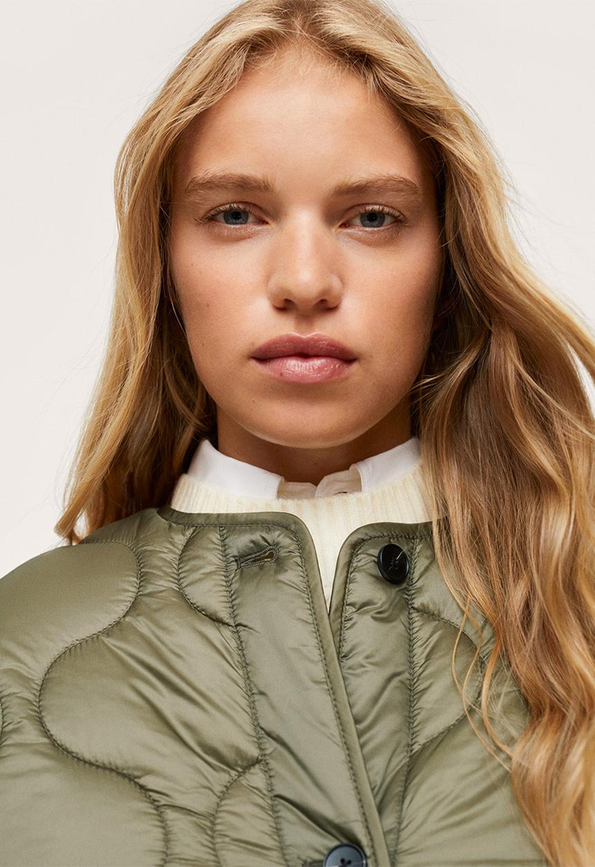 MANGO - Anorak melon - khaki