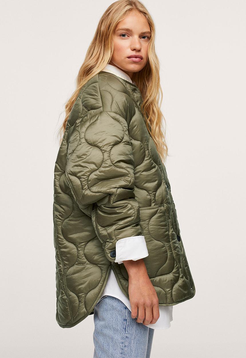 MANGO - Anorak melon - khaki