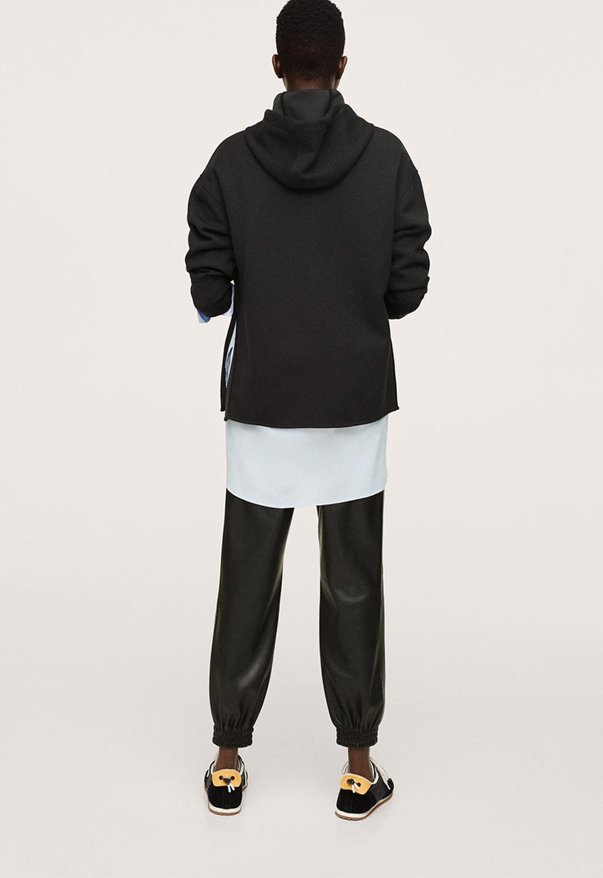 MANGO - Sweatshirt marine - black
