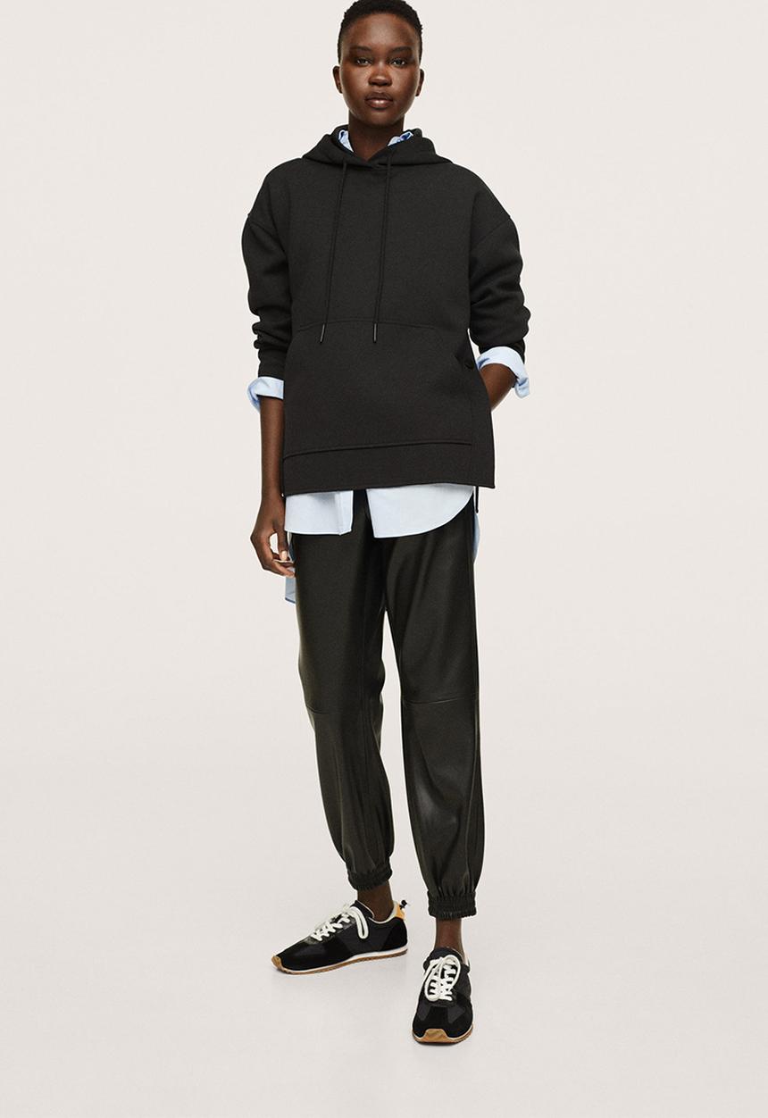 MANGO - Sweatshirt marine - black