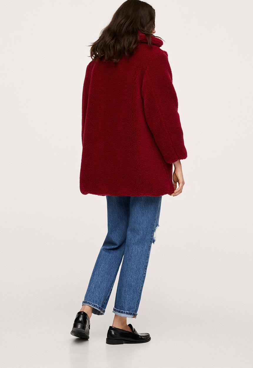 MANGO - Coat currito - red