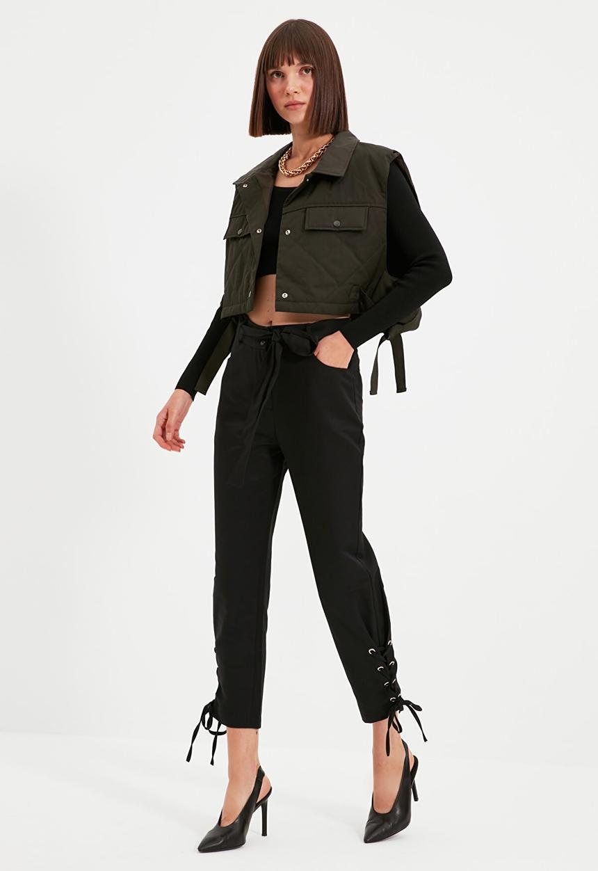 Trendyol - Detailed trousers - black