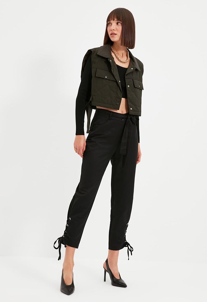Trendyol - Detailed trousers - black