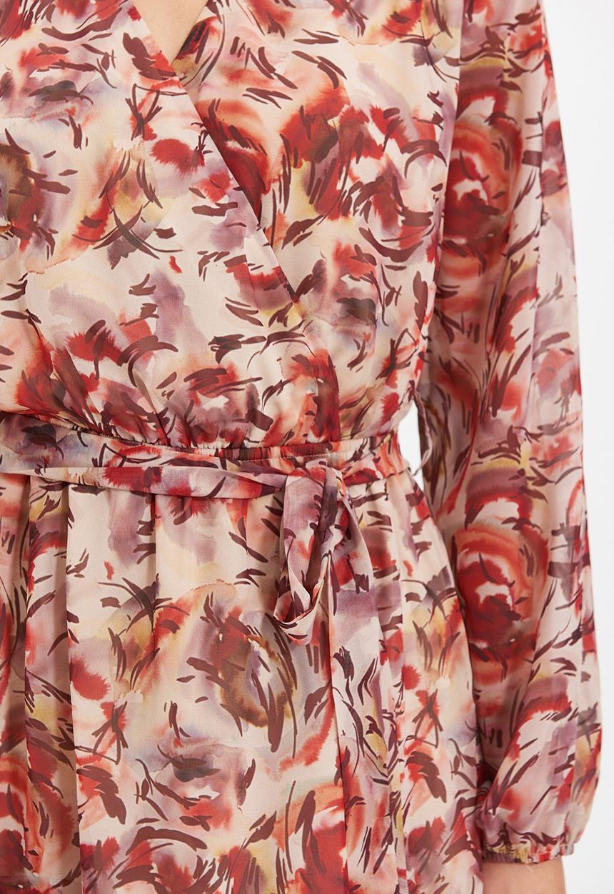 Trendyol - Belted dress - multi