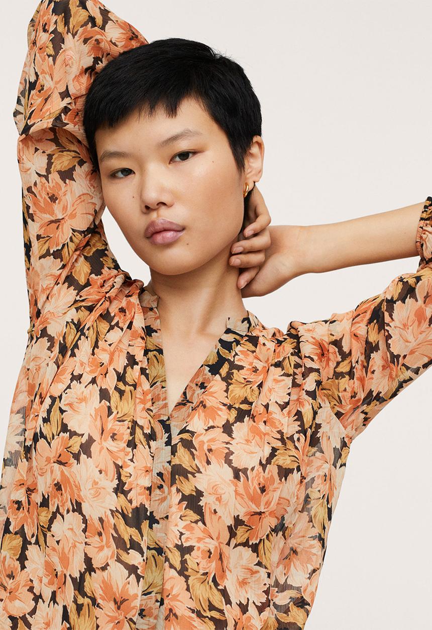 MANGO - Blouse winky - orange