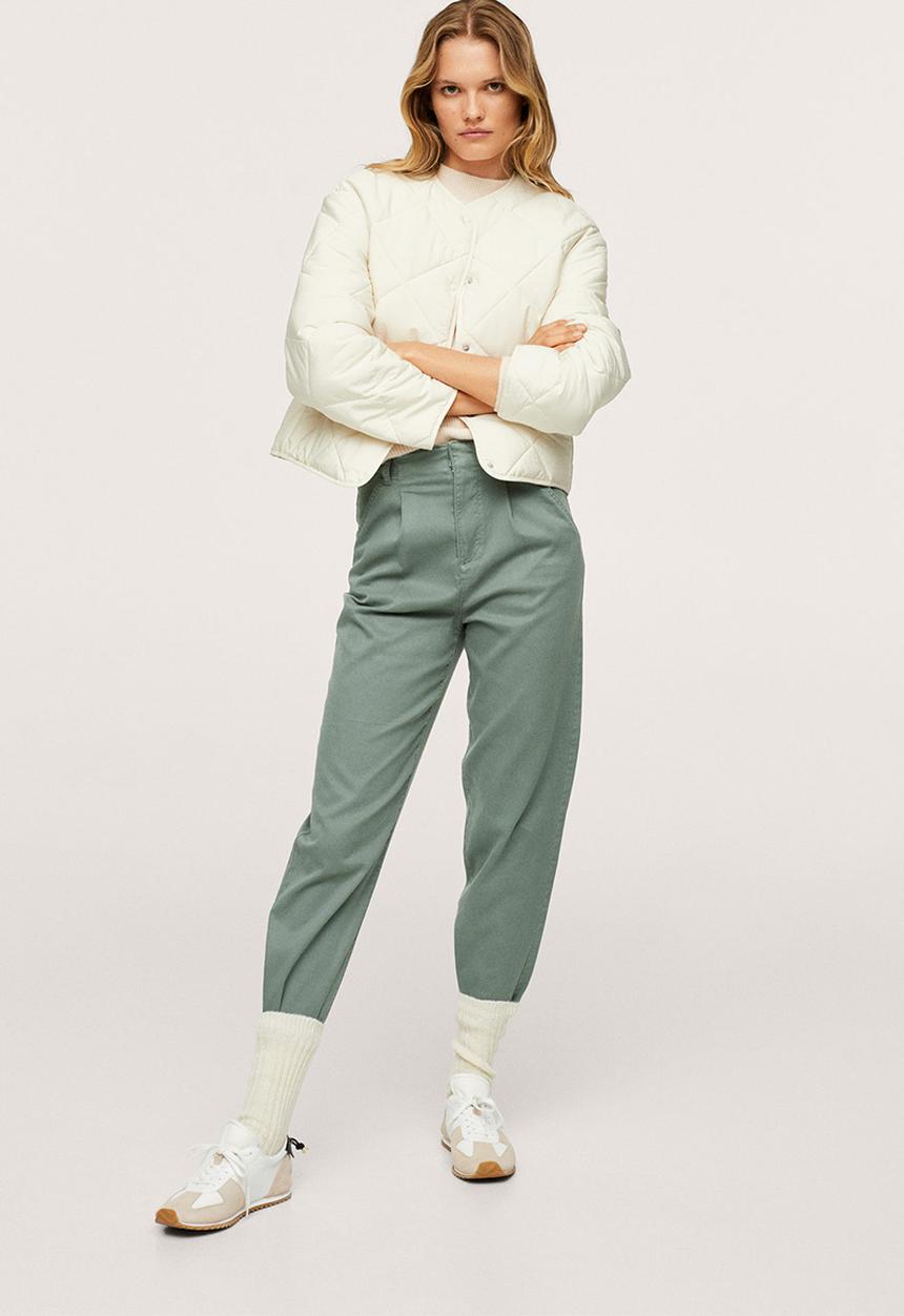 MANGO - Trousers mauro - khaki