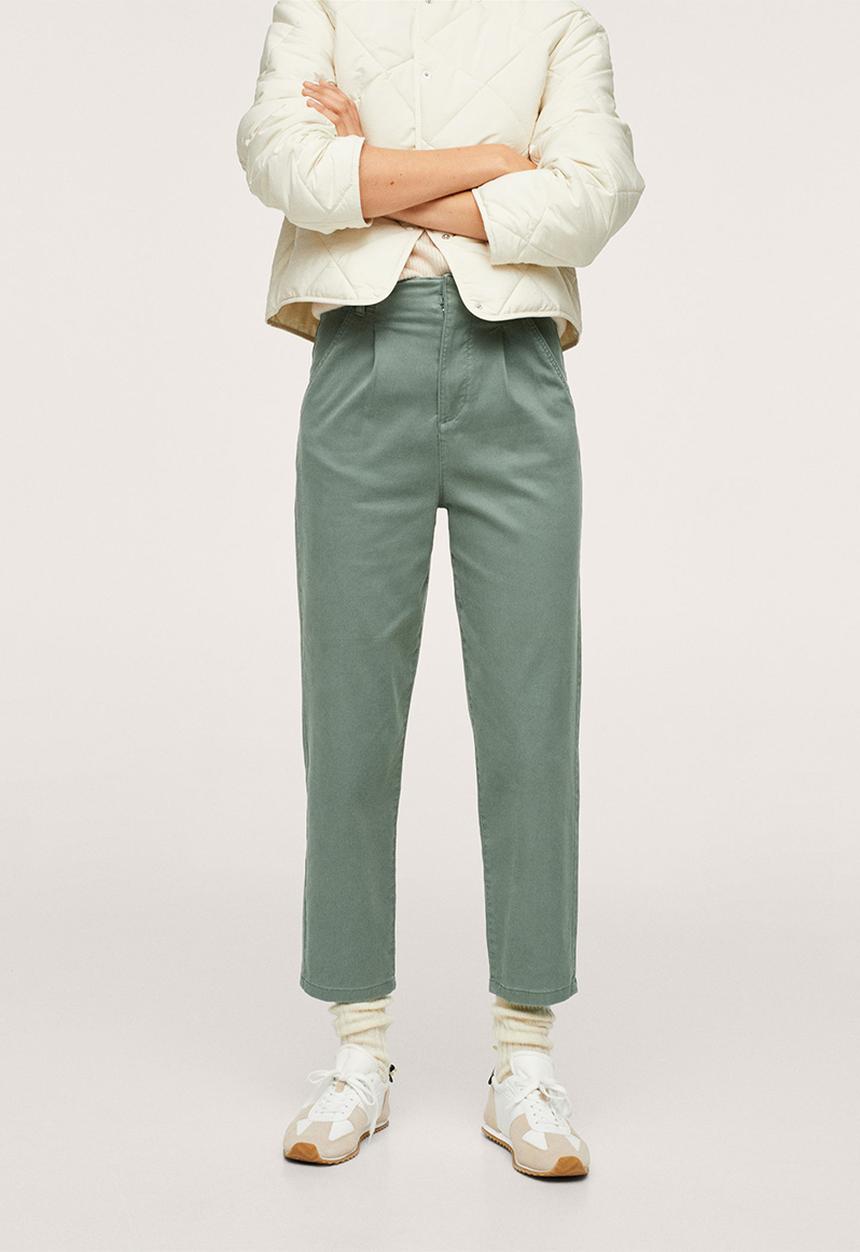 MANGO - Trousers mauro - khaki