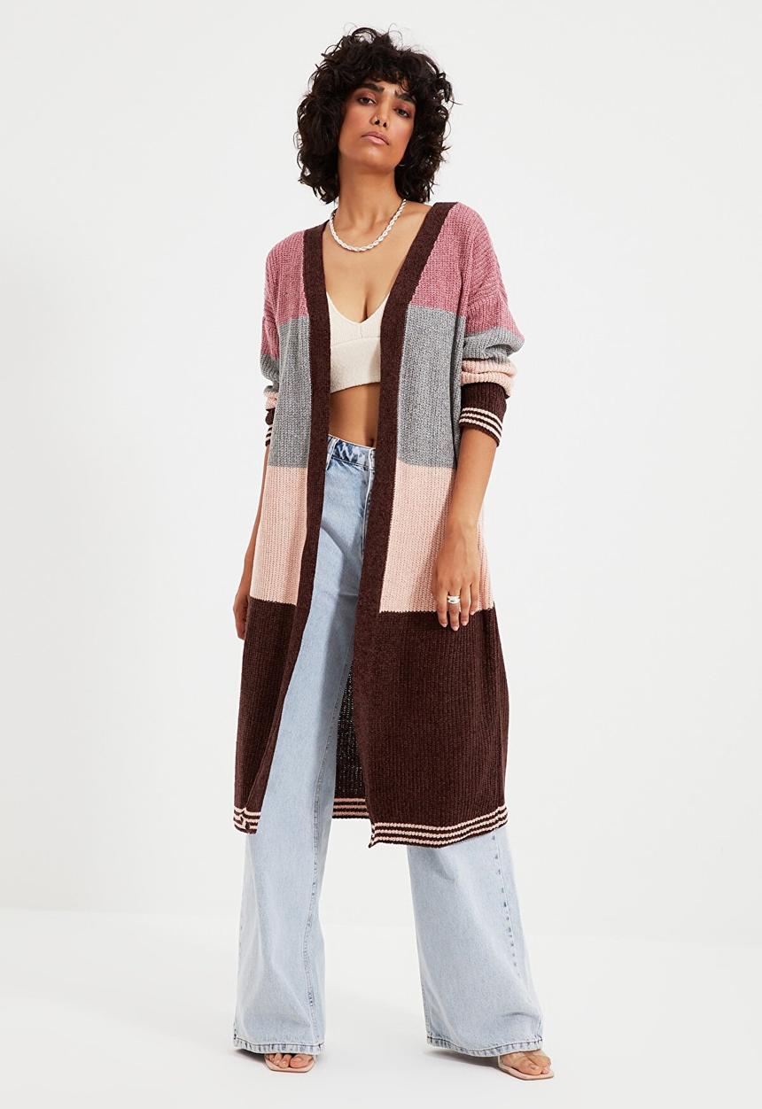 Trendyol - Block knit cardigan - multi