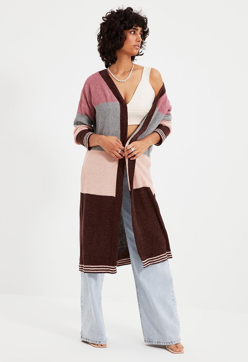 Trendyol - Block knit cardigan - multi