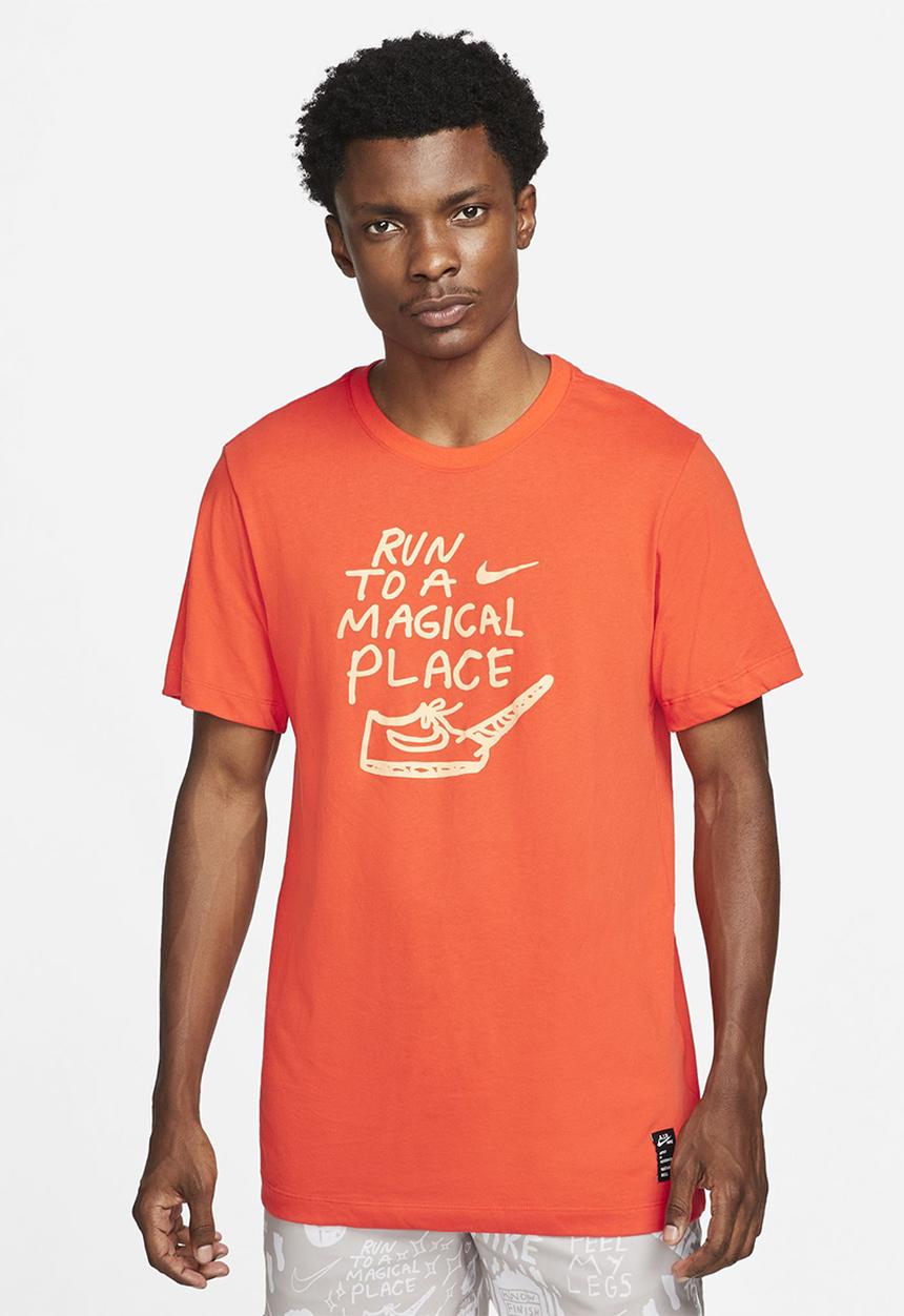 Nike - Nike Dri-FIT Nathan Bell Men's Running T-Shirt - team orange