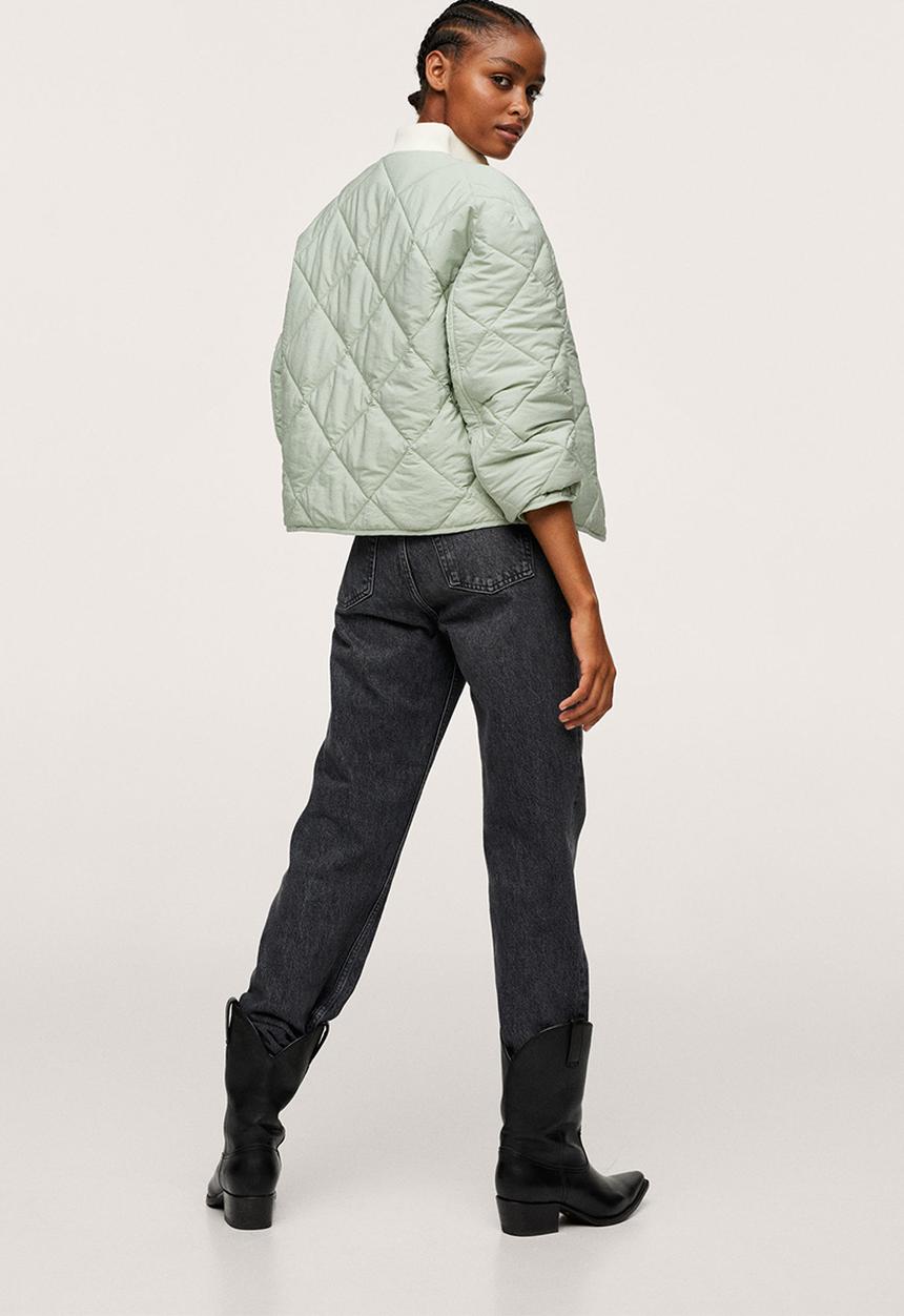 MANGO - Anorak carrot - light pastel green