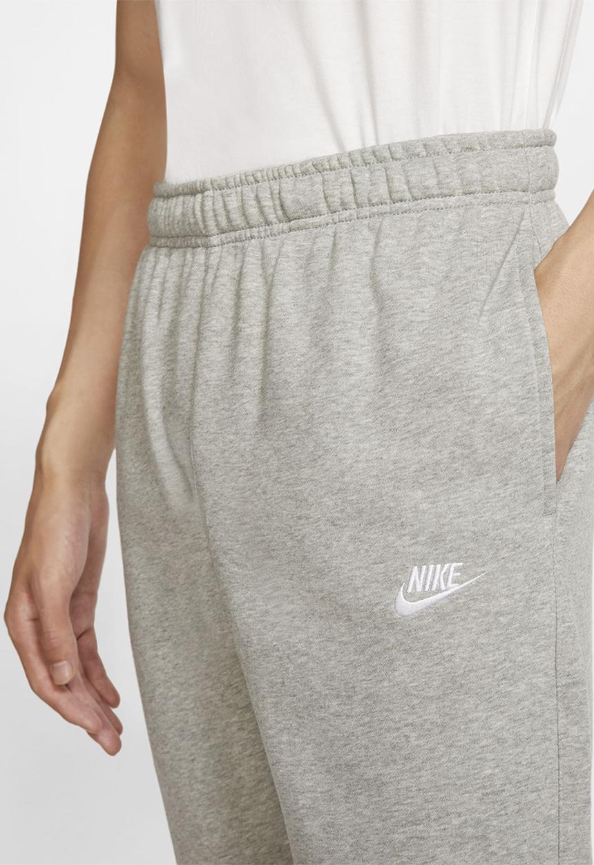 Nike - NSW Club Fleece Joggers  - grey heather/matte silver/white