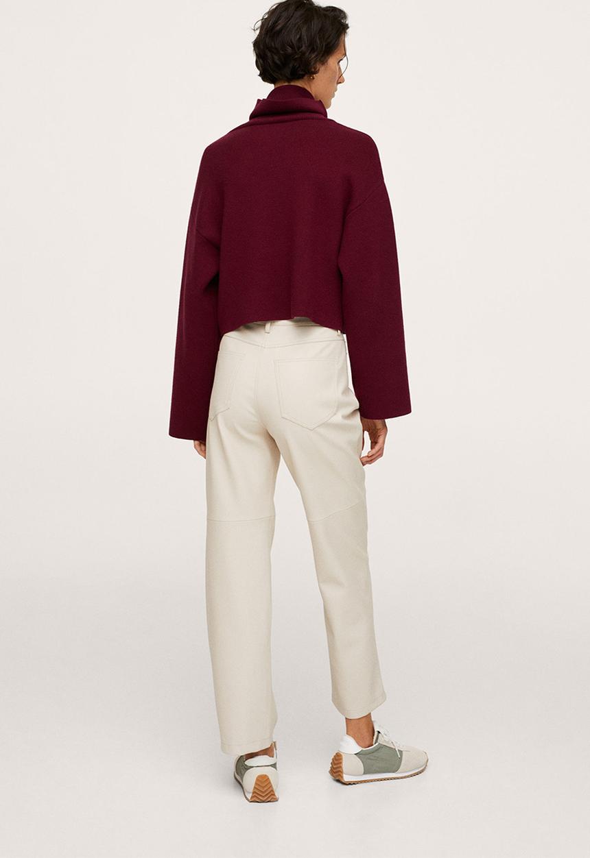 MANGO - Sweater mini - red