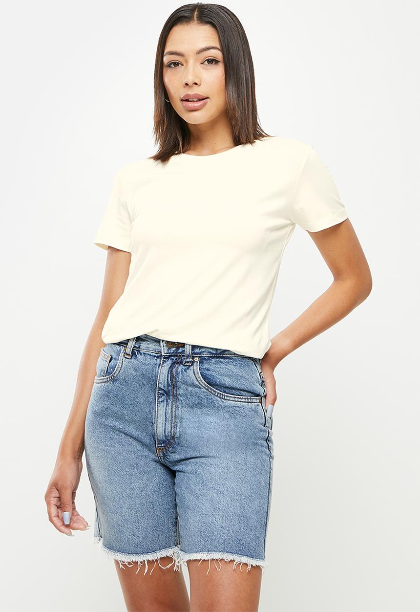 urban° - Ladies urban basic urban t-shirt - star white