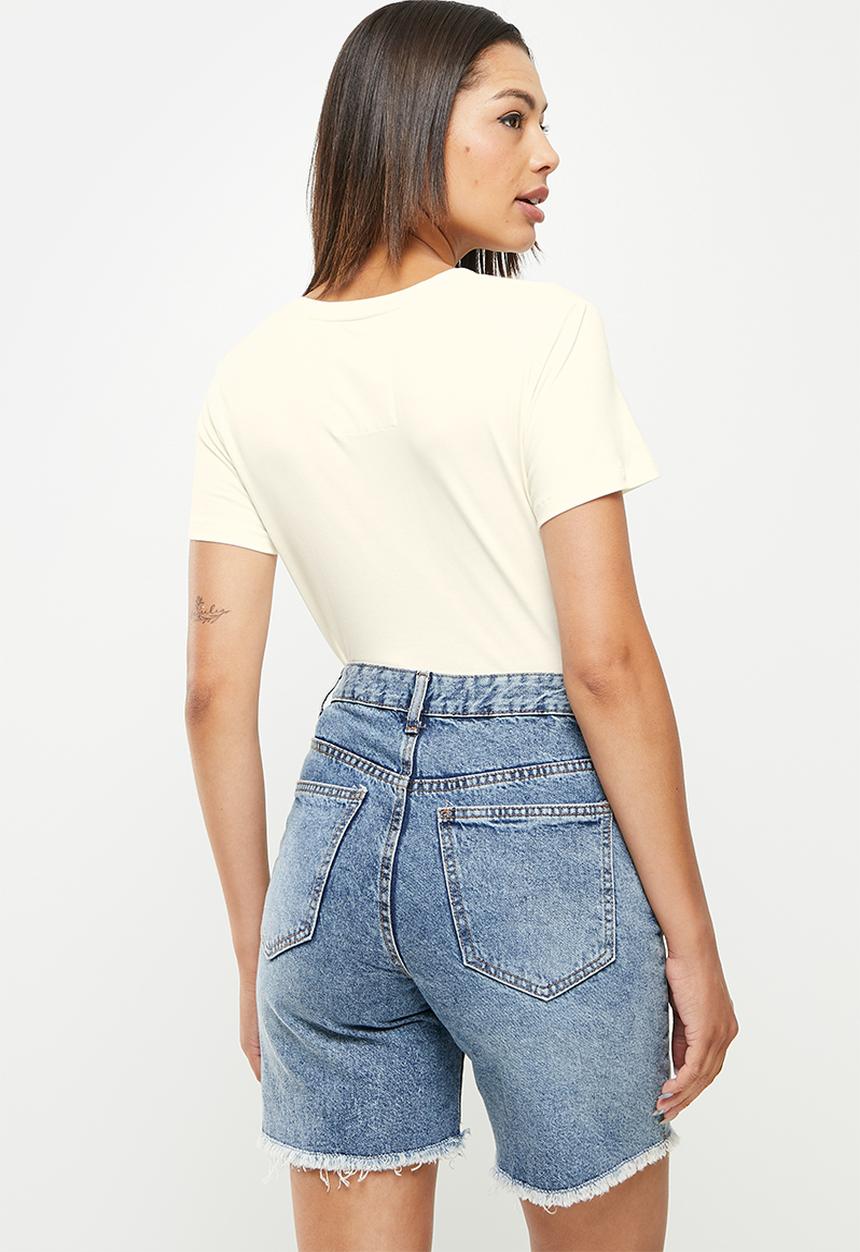 urban° - Ladies urban basic urban t-shirt - star white