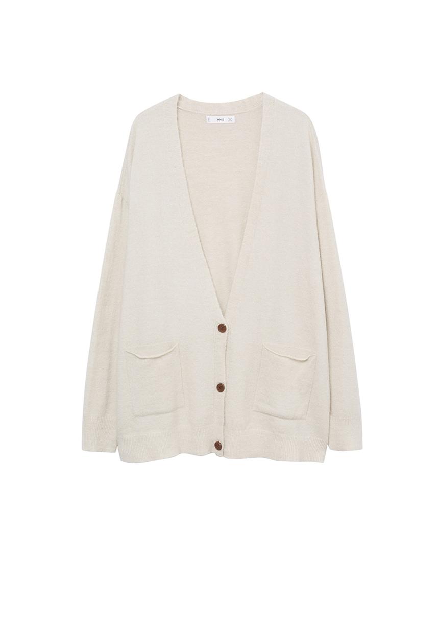 MANGO - Plus cardigan lucas - grey