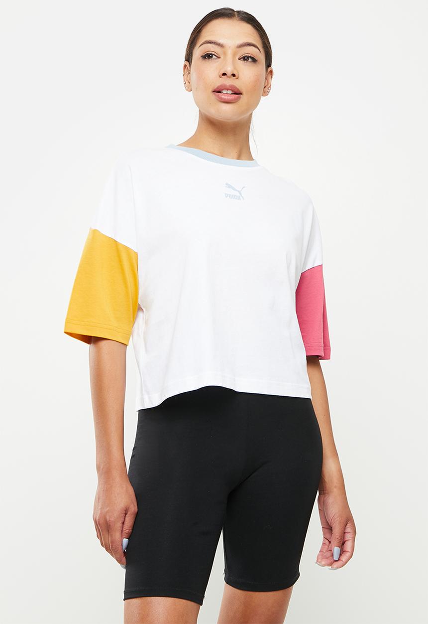 PUMA - Clsx boyfriend tee - white