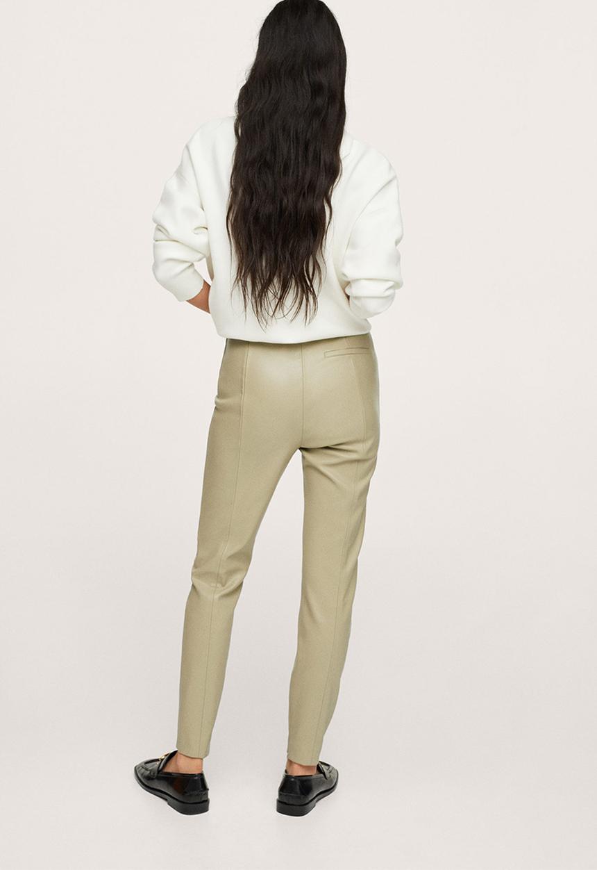MANGO - Leggings londonpu - green