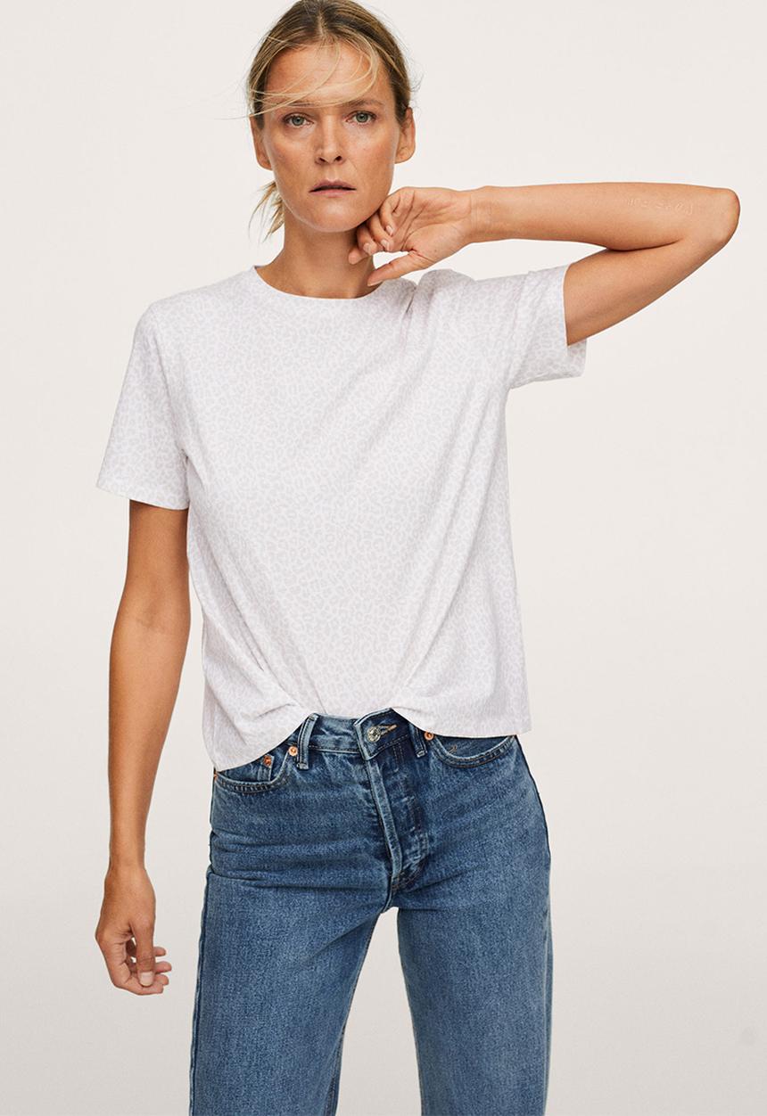 MANGO - T-shirt bella2-h - white 