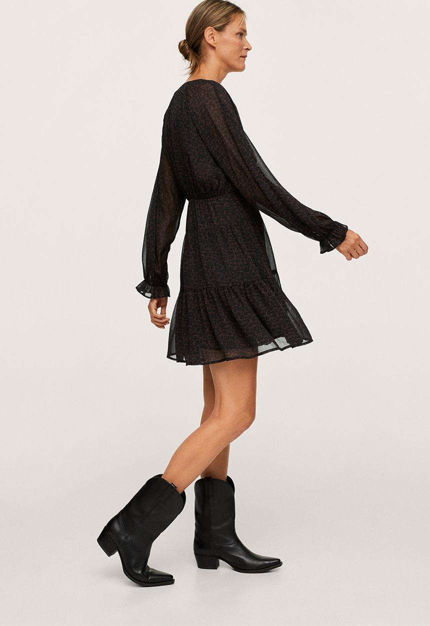 MANGO - Dress toscana - brown