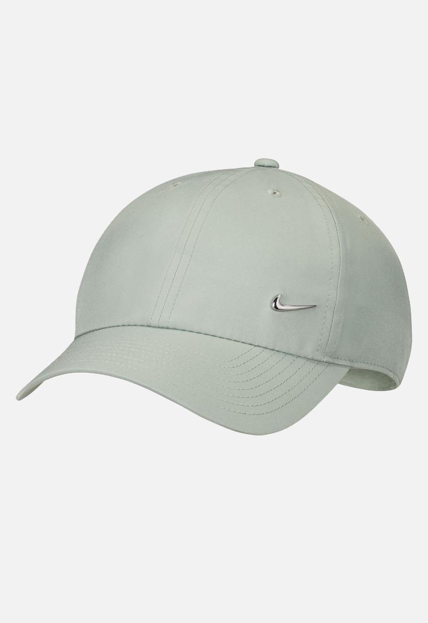 Nike - U nsw df h86 metal swoosh cap - jade smoke/metallic silver