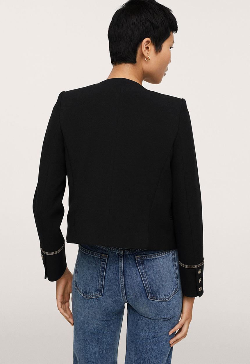 MANGO - Jacket cecil - black