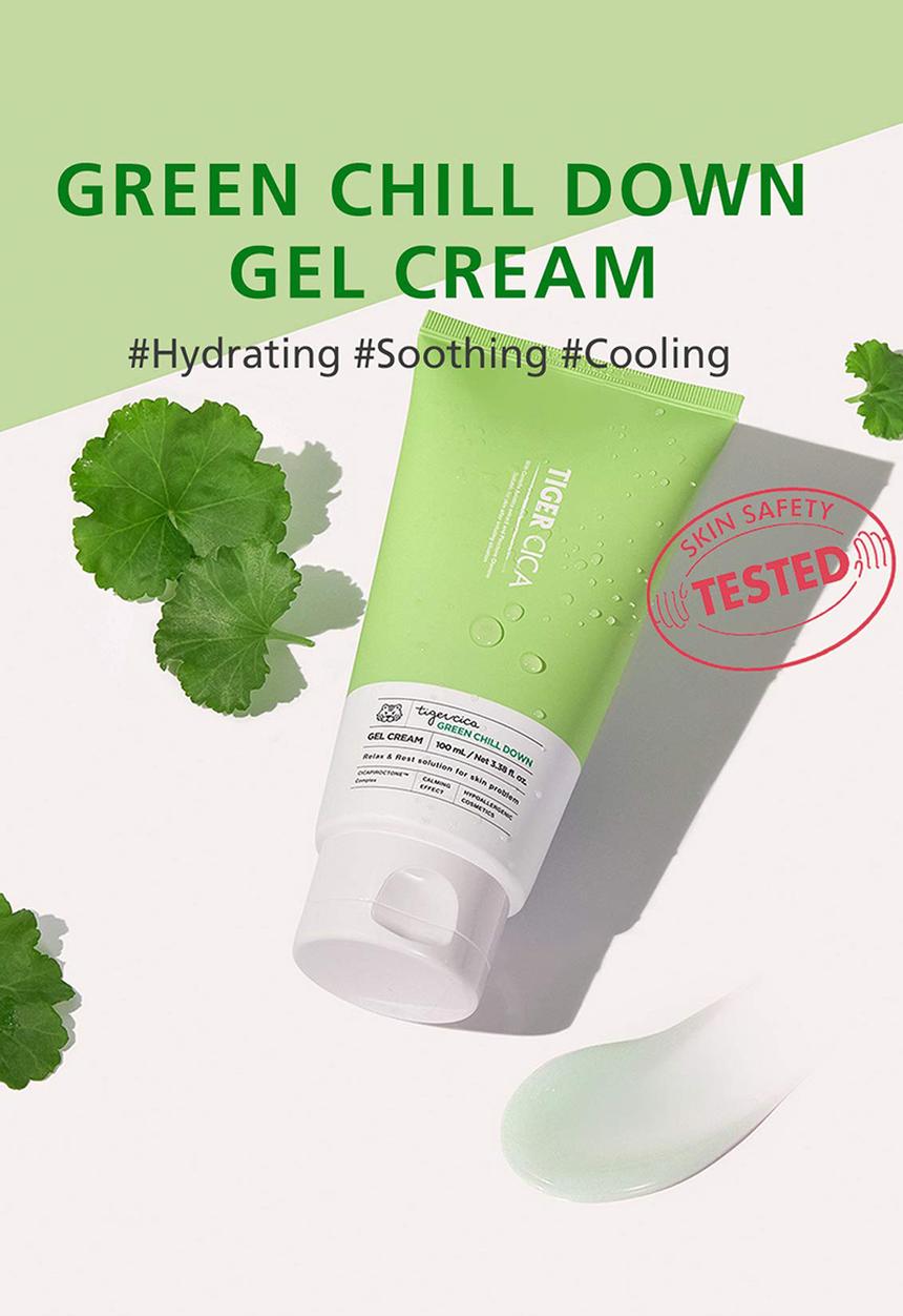 It's Skin - Tiger Cica Green Chill Down Gel Cream