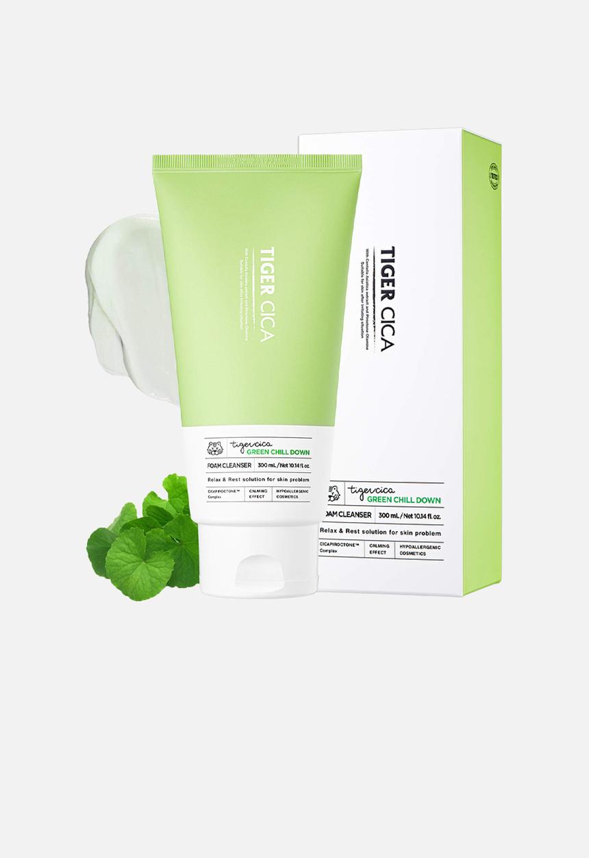 It's Skin - Tiger Cica Green Chill Down Foam Cleanser
