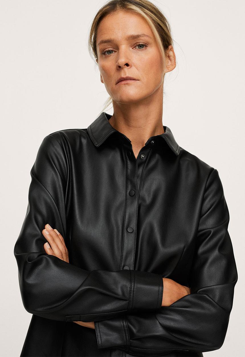 MANGO - Shirt gaga - black