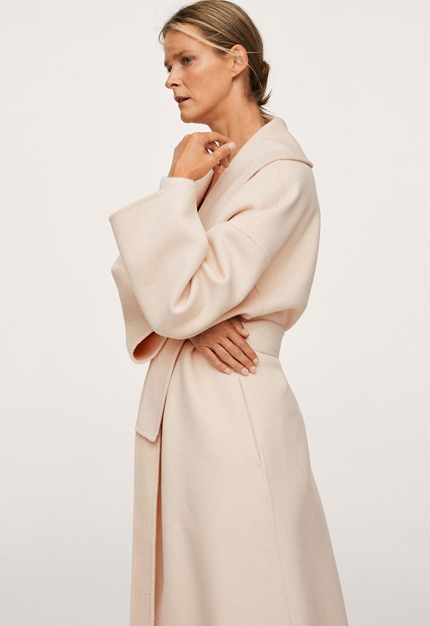 MANGO - Coat manuela - light beige